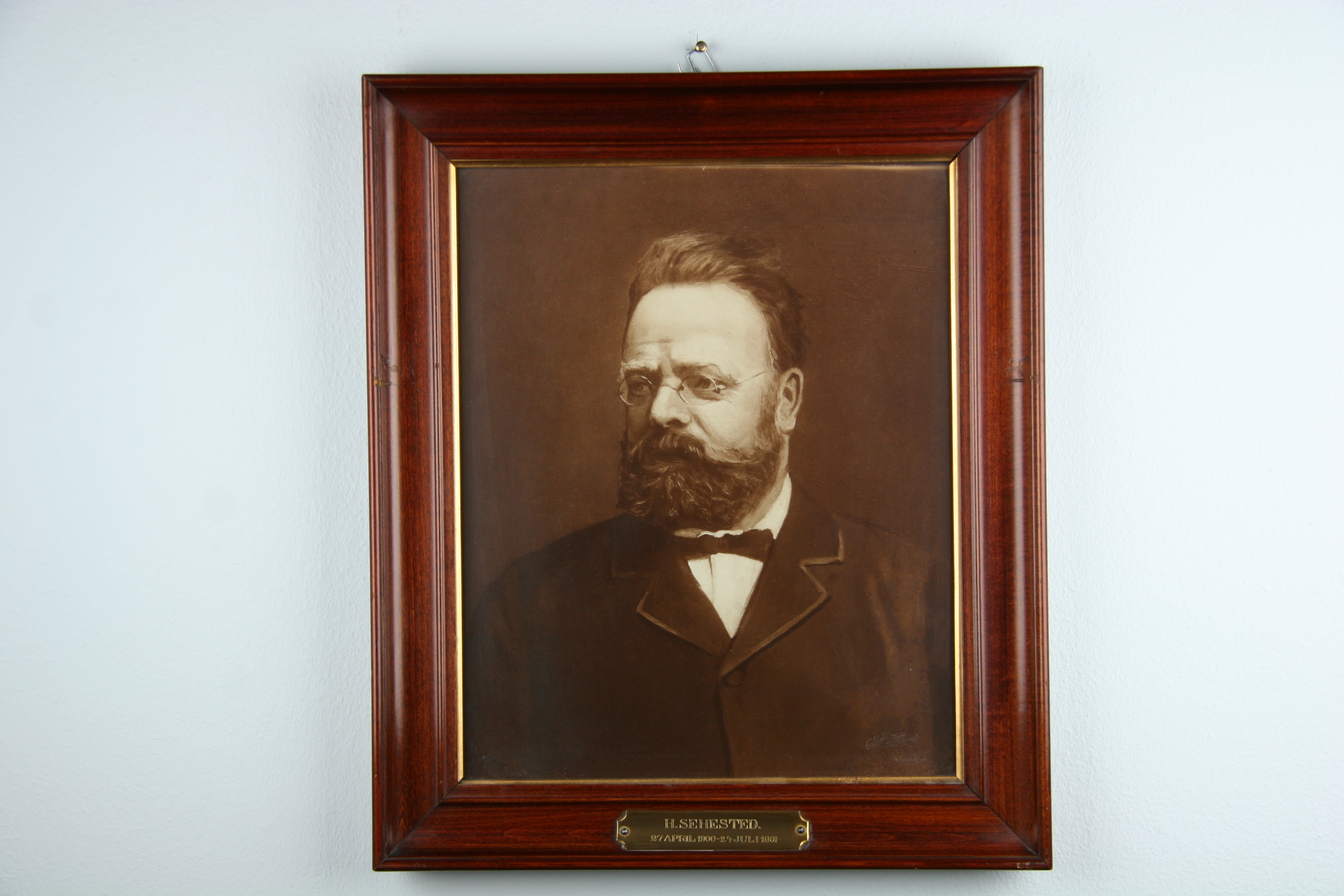 Portræt af H. Sehedsted