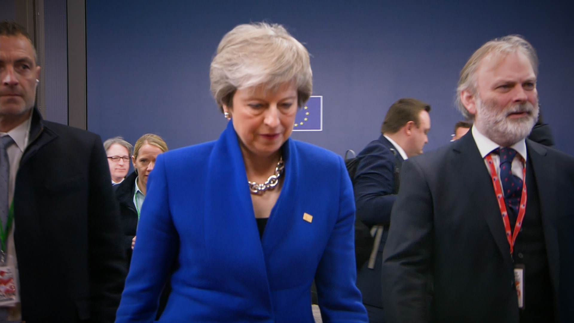 Billedet viserden britiske premierminister Theresa May
