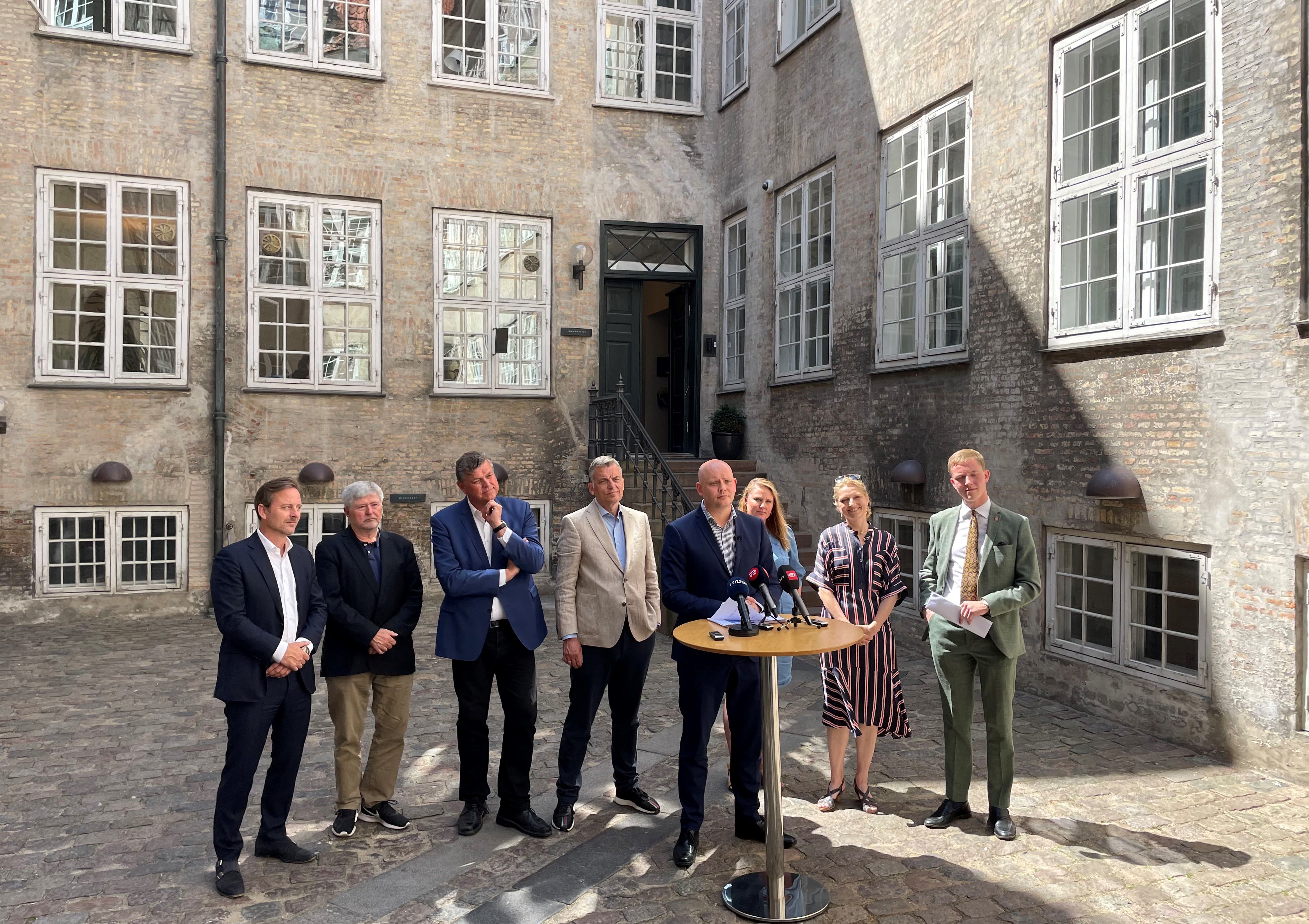 Kulturminister Jakob Engel-Schmidt præsenterer et nyt bredt forlig i Kulturministeriet