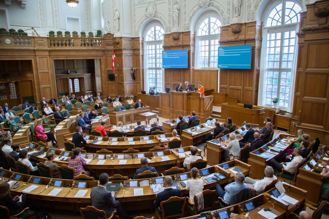 Statsminister Mette Frederiksen taler ved Folketingets afslutningsdebat 2020