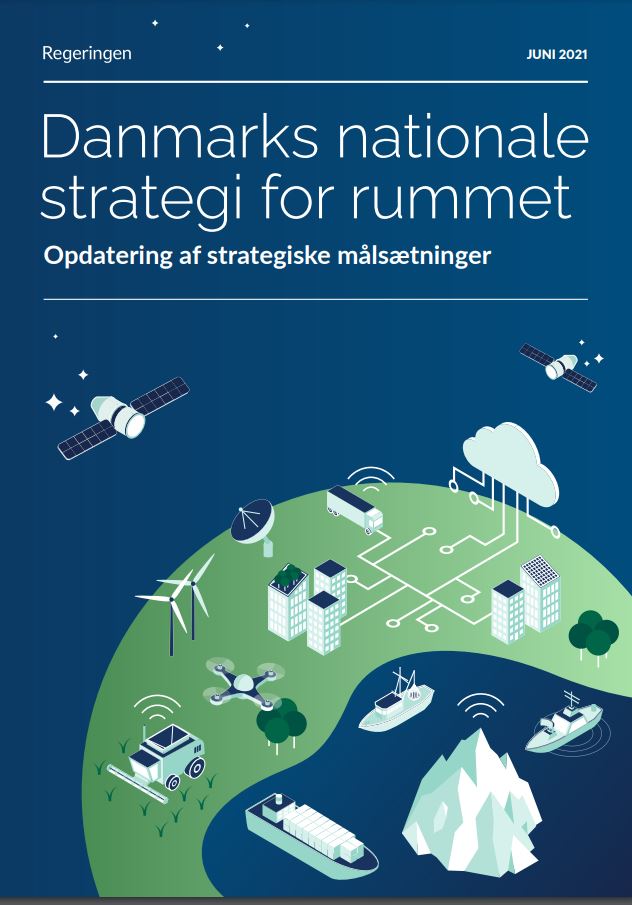 Forside til Danmarks nationale strategi for rummet