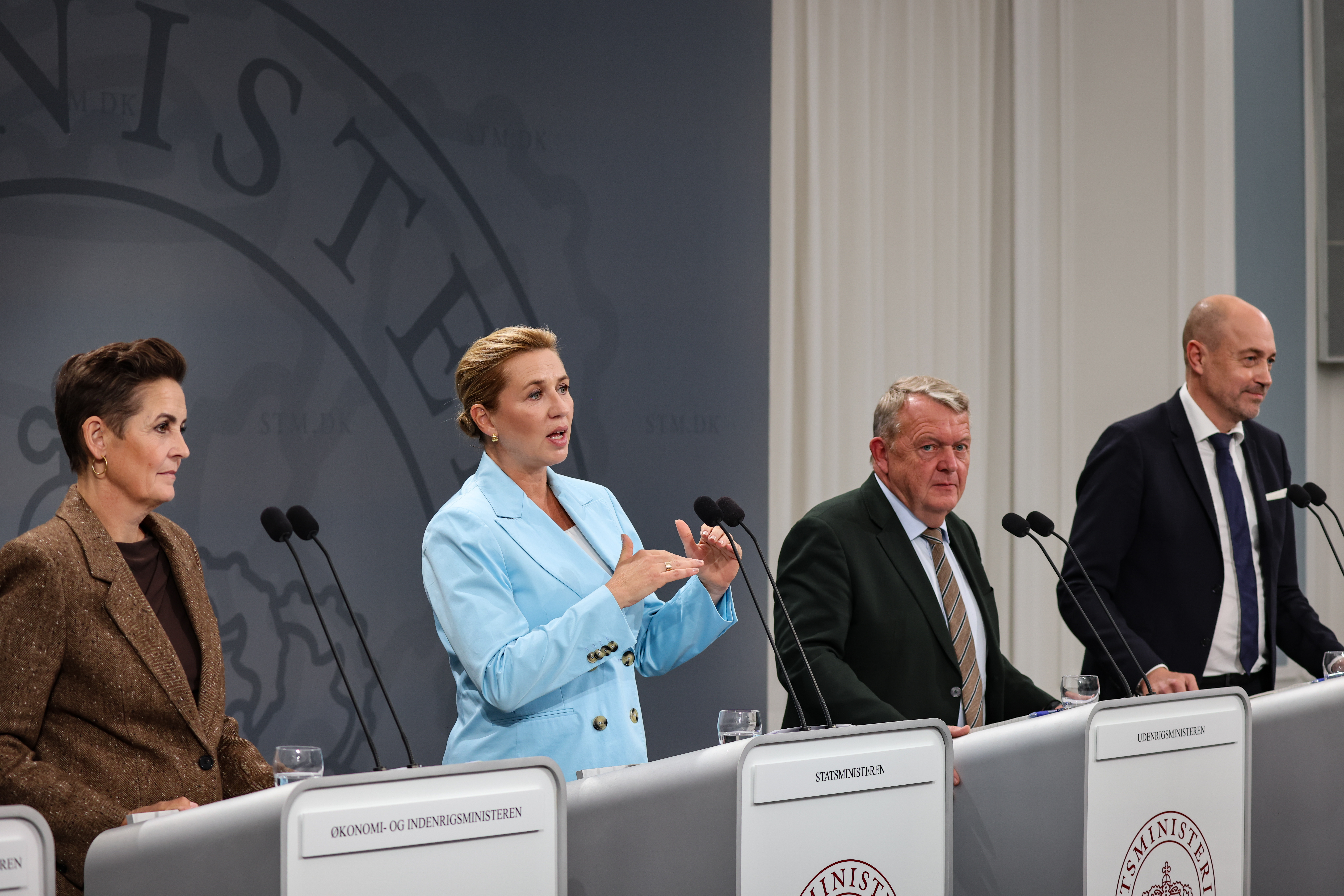 Regeringsledelsen og undervisningsministeren holder pressemøde om nye PISA-resultater
