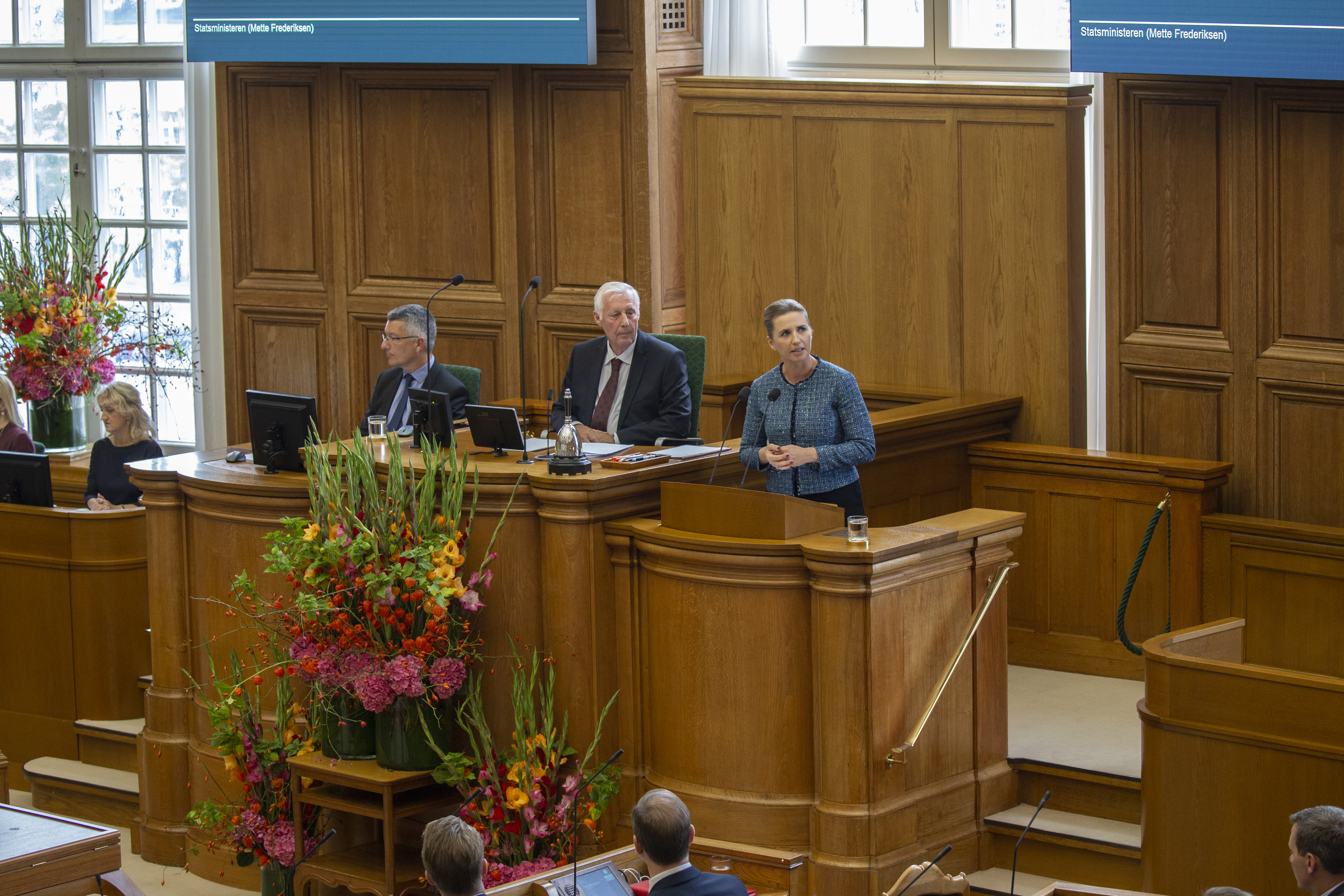 Statsminister Mette Frederiksen taler ved Folketingets åbning 2019