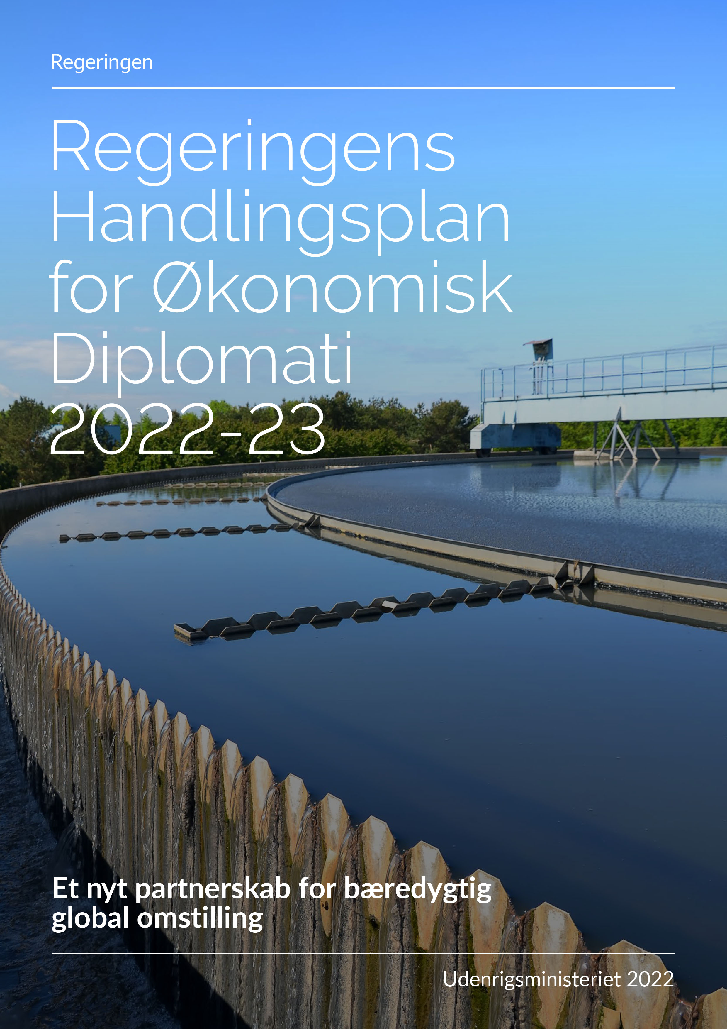 Forside til Regeringens handlingsplan for økonomisk diplomati 2022-23